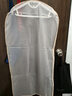 EACHY衣服防尘罩加厚西服大衣防尘罩羽绒服衣物防尘袋挂衣袋-粉大5个装 实拍图