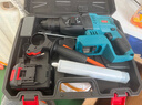 东城款无刷电锤充电式锂电电镐大功率混凝土打墙孔三用冲击钻家用 工业级10节一电一充+塑箱 实拍图