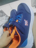 361°儿童运动鞋男童跑鞋秋冬密网轻便魔术贴女童皮革加绒保暖运动鞋 【四季密网】墨蓝/海中蓝色 39 实拍图