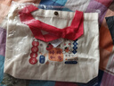 京东物流 柿柿如意新年帆布包手提包小方包时尚休闲可爱便当包 柿柿如意帆布包【红】 实拍图