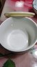 奶油风陶瓷泡面碗家用带盖保鲜饭碗可微波炉学生手柄碗上班便当盒 （奶白色）5.2英寸泡面碗+盖 实拍图