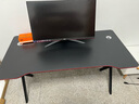 奥伦福特  电脑桌台式家用电竞游戏桌办公书桌简约书房写字桌子 碳纤维纹路单桌-120*60 升级款电竞桌 实拍图