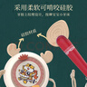 欣格 婴儿拨浪鼓可啃咬玩具宝宝安抚抓握训练手摇鼓玩具圣诞生日礼物 实拍图