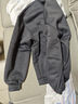 头号青年卫衣男冬季加绒重磅宽松长袖T恤加大码男装休闲上衣男士 深灰 5XL 实拍图