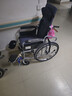 怡辉（YIHUI）轮椅老人带坐便器轻便折叠可躺大小便充气轮胎瘫痪骨折专用出行 实拍图