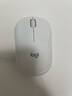 罗技（Logitech）M221 轻音鼠标 无线鼠标 办公鼠标 对称鼠标 带无线微型接收器 米白色 实拍图