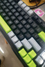 惠普（HP）K110真机械手感键盘 黑灰绿三拼色 98键配列 有线USB游戏笔记本电脑26键无冲 实拍图