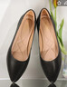 金利来（Goldlion）女鞋尖头职业通勤高跟鞋粗跟浅口单鞋-66113006301P-黑色-36 实拍图