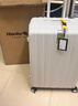汉客行李箱女拉杆箱男大容量镇店之宝双层拉链密码箱子旅行箱22英寸白 实拍图