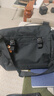 ACROSS邮差包男士斜挎包上班通勤包学生大容量单肩包旅行挎包女相机包包 黑色 实拍图