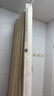 未来式浴室折叠浴帘磁吸防水淋浴房隔断卫生间干湿分离隐形挡水帘免打孔 米白色双侧磁吸【帘+杆】 适用宽度120-149 帘宽1.5米高2米 实拍图