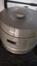 美的（Midea）品牌官方0涂层精钢厚釜70KPa电压力锅5L双胆全自动智能预约家用煲汤煮饭电饭煲C5856G高压锅4-6人 实拍图