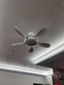 TCL全光谱护眼风扇灯客厅吊扇灯餐厅灯风扇一体电风扇吊灯 吊杆白色-46寸五叶-变频-双控 实拍图