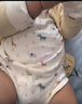 优衣库婴幼儿宝宝新生儿包臀衣长袖1件装连体衣478372 478373 478374/01乳白色 70cm 实拍图