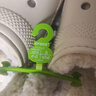 CROCS卡骆驰贝雅暖绒洞洞鞋女暖棉男棉鞋外穿拖鞋|206633 冬日白-11S (建议买大一码) 37 /38(230mm) 实拍图