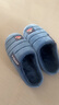 大嘴猴（paul frank）棉拖鞋男士秋冬季室内家居拖鞋毛绒保暖厚底棉鞋男款深蓝290PF607 实拍图