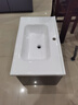 陶瓷一体盆洗手盆单盆洗脸盆台面台中盆单独洗漱盆半嵌入式洗面盆 80*47单盆套餐 实拍图