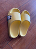 巴布豆儿童拖鞋男女童宝宝软底居家浴室夏季凉拖鞋 黄色 220码 实拍图