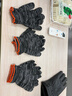 汽修维修白加丝黑加丝耐磨劳保透气棉线手套批发干活工地劳动手套 黑色 3双装专享 实拍图