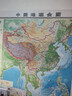 【官方正版】大幅面学生专用版地理地图套装 中国地图挂图+世界地图挂图（大尺寸约1.2米×0.9米 初中高中学生老师教师地理知识学习地图挂图墙贴挂画 地形图 洋流气候图等知识） 实拍图