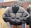 阿迪达斯（adidas）三叶草棉服女装25冬季新款运动服保暖休闲立领面包服棉衣短款上衣 JX2970 S 实拍图