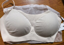 ubras无尺码轻薄透气华夫格吊带细肩带不闷汗内衣女文胸罩无钢圈 【文胸】薄荷奶糖色 均码 背勾款-(100-130斤) 实拍图