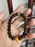 善典达拉干沉香手串男士沉水级生肖守护神文玩老料佛珠手链女新年礼物 蜜蜡款8mm，适合手围14~15.5cm 实拍图