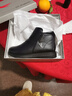红蜻蜓秋冬老人棉鞋厚绒保暖皮鞋短靴中老年防滑女靴WTC43709黑色38 实拍图