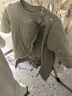 babylove婴儿连体衣秋冬季夹棉保暖哈衣爬服纯棉男女宝宝衣服棉服冬装 实拍图