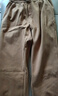 顶峰保罗（Dingfengbaoluo）休闲长裤潮牌宽松直筒裤冬季加绒阔腿工装裤子男HM9901卡其色3XL 实拍图