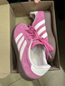 adidas「T头鞋」BARREDA板鞋德训鞋男女阿迪达斯轻运动 粉色/汉玉白/树脂黄   38 实拍图