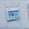 三星（SAMSUNG）1TB TF(MicroSD)存储卡 EVO白卡 U3A2V30 运动相机无人机内存卡 支持4K视频读160MB/s 写速120MB/s 实拍图