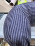 MUJI【自营限定】舒适颈部靠枕-蓝灰条纹 u型枕颈枕飞机旅行枕脖枕 实拍图