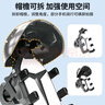 偶森电动车手机支架外卖骑手摩托电瓶车防震小头盔防雨水遮阳导航支架 实拍图