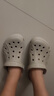 CROCS卡骆驰洞洞鞋贝雅男鞋女鞋轻便耐磨一脚蹬拖鞋休闲鞋|10126 卵石色-2V3 41 /42(260mm) 实拍图