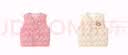嘟嘟家儿童马甲秋冬夹棉男童坎肩加厚女童背心冬款童装 粉色 120 实拍图