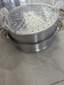 爱仕达（ASD）蒸锅304不锈钢三层家用汤锅蒸煮炖 双层复底28CM大容量蒸笼G3 实拍图