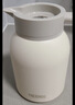 膳魔师（THERMOS）保温壶玻璃内胆家用大容量便携宿舍暖水壶热水瓶TEHA/TEHD TEHA-奶油白 1.48L 实拍图