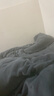 猫人牛奶绒被套单人150x200x230cm单件冬季保暖被单加厚毛绒四件套 深灰 【双面绒加倍保暖】 单被套：200x230cm 实拍图
