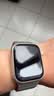 MSSM适用苹果手表表带S12/S11 Apple iWatch手表磁吸表带S10/9/8/SE3/Ultra4硅胶表带 鲜橙配灰38-42 实拍图