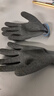 星宇 浸胶劳保手套 进口乳胶耐磨防滑工业工地工作木工防护 12双 雪灰 L518 【升级手背浸胶】 均码 实拍图
