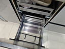 悍高（HIGOLD） 厨房橱柜拉篮碗架抽屉式碗篮加厚304不锈钢底板调味篮双层碗碟篮 900柜体2层-L3.0原色蜂窝纹底板 实拍图