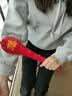 久仪 经络拍打棒捶背神器经络敲背锤养生拍打板敲打锤健身拍八虚拍子 【加长款】48cm红色字绣款+图 实拍图