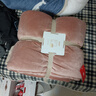 京东京造慕斯毯 2100g三层加厚毛毯双面双色法兰绒贝贝绒毯子 1.5x2m 实拍图