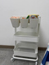 宜家（IKEA）拉斯克家居小推车三层置物架移动茶水桌客厅咖啡桌厨房储物收纳架 【升级款】白色小号 28*38*61cm 实拍图
