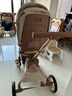 德拉玛（DELAMA）Q2遛娃神器婴儿推车高景观婴儿车可坐可躺换向轻便折叠宝宝溜娃车 Q2美拉德PLUS（加大轮版） 实拍图
