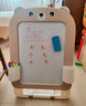 乐婴坊儿童画板支架式磁性涂鸦板绘画美术儿童玩具黑板儿童生日周岁礼物 【奶咖】萌熊画板+小兔椅 实拍图