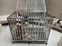 金百特 【不锈钢狗笼子】 金毛狗笼子中大型犬狗笼子宠物狗狗笼子狗屋高档狗别墅 长125*80*105（配6轮激光满焊） 实拍图