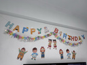 迪普尔生日装饰场景布置彩拉旗带灯套装儿童成人生日快乐装扮道具拉花 实拍图