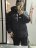 骆驼（CAMEL）抱抱户外羽绒服鸭绒加厚面包服秋冬拒水保暖时尚潮流防风运动外套 幻影黑，男女同款，A1W2PN121N5 M 实拍图